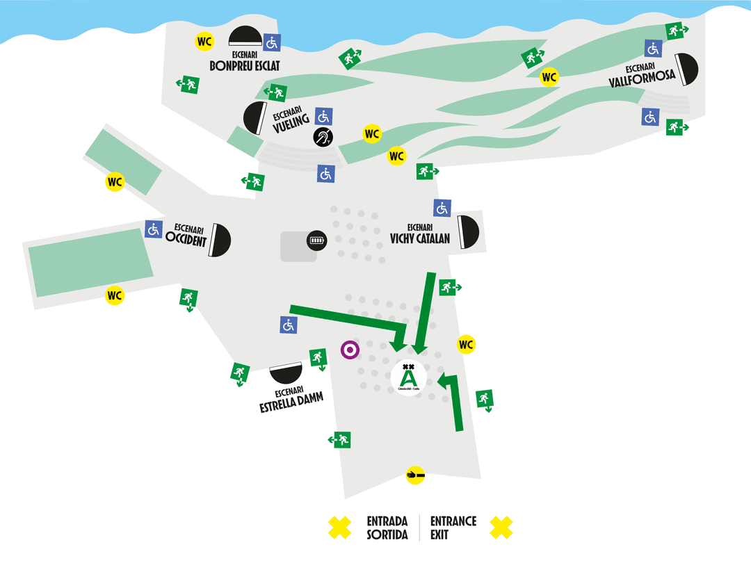Mapa de l'estand